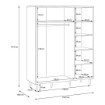 Forte Шкаф для одежды, JPNS831-D108 - Home Club, изображение 29