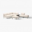 ІКЕА 6-місний диван-модуль зі столиком LILLEHEM, 295.534.82 - Home Club