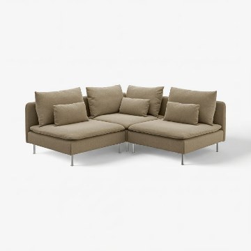 ИКЕА Угловой диван на 3 человека SÖDERHAMN, 596.221.82 - Home Club