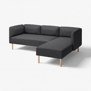 ИКЕА 3-местный модульный диван с шезлонгом LILLEHEM, 695.682.93 - Home Club