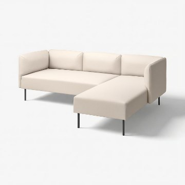 ИКЕА 3-местный модульный диван с шезлонгом LILLEHEM, 895.682.87 - Home Club