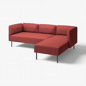 ИКЕА 3-местный модульный диван с шезлонгом LILLEHEM, 095.682.72 - Home Club