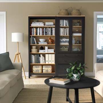 ИКЕА Комбинация стеллажей с дверцами HEMNES ХЕМНЭС, 096.499.85 - Home Club