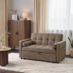 Mebel Elite Раскладной кресло-кровать Corra для сна, коричневого цвета, ME.CORRA/BR/T/SOF - Home Club, изображение 2