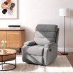 Mebel Elite Розкладне крісло Kobe, сіре велюрове, ME.KOBE/P/V/FW - Home Club, зображення 2