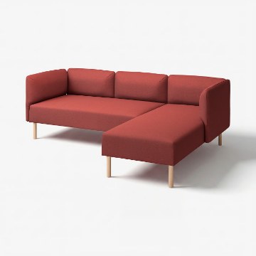 ИКЕА 3-местный модульный диван с шезлонгом LILLEHEM, 895.682.92 - Home Club