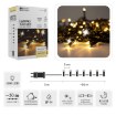 Chomik Светодиодные гирлянды 1000 Л, теплый белый + холодный мигающий свет, длина 3 + 50 м, для использования внутри и снаружи помещений, LED9645 - Home Club, изображение 3