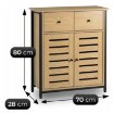 Mebel Elite Взуттєва шафка Amaya 70 см, дуб, ME.AMAYA/D/CZ/KOM - Home Club, зображення 10