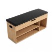 Mebel Elite Шафа для взуття Alec 100 см, дуб/чорний, ME.ALEC/D/CZ/SZAFKBUT - Home Club, зображення 4