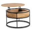 Mebel Elite Столик Astur «Дуб/Чорний», ME.ASTUR/D/CZ/L - Home Club, зображення 4
