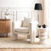 Mebel Elite Кресло Gala кремового цвета, ME.GALA/BZ/T/FW - Home Club, изображение 2