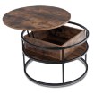 Mebel Elite Столик Astur «Дуб у стилі рустик»/Чорний, ME.ASTUR/RU/CZ/L - Home Club, зображення 5