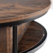 Mebel Elite Столик Astur «Дуб у стилі рустик»/Чорний, ME.ASTUR/RU/CZ/L - Home Club, зображення 6
