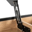 Mebel Elite Раздвижной стол-скамейка Luca 100 см, дуб/чёрный, ME.LUCA/D/CZ/L - Home Club, изображение 10