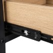 Mebel Elite Раздвижной стол-скамейка Luca 100 см, дуб/чёрный, ME.LUCA/D/CZ/L - Home Club, изображение 11