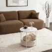 Mebel Elite Столик Varano, білий/бежевий, ME.VARANO/B/BZ/L - Home Club, зображення 2