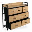 Mebel Elite Комод с ящиками Hudson 98 см, дуб/чёрный, ME.HUDSON/D/CZ/KOM - Home Club, изображение 4