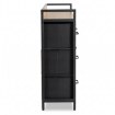 Mebel Elite Комод с ящиками Hudson 98 см, дуб/чёрный, ME.HUDSON/D/CZ/KOM - Home Club, изображение 7