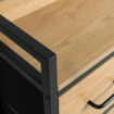 Mebel Elite Комод с ящиками Hudson 98 см, дуб/чёрный, ME.HUDSON/D/CZ/KOM - Home Club, изображение 8