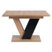 Mebel Elite Стол Clark, раскладной, 120–160 см, дуб Artisan/чёрный, PM.DUBAJ/A/CZ/S - Home Club, изображение 4