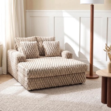 Mebel Elite Кресло для отдыха Kobel, коричневое, плюшевое, ME.KOBEL/BR/VP/FW - Home Club