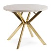Mebel Elite Стол Lukas, раскладной, 100–250 см, цвет «Кашмир»/«Золотой», ME.LUKAS/KASZ/ZL/S - Home Club