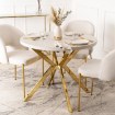 Mebel Elite Стол Lukas, раскладной, 100–250 см, цвет «Кашмир»/«Золотой», ME.LUKAS/KASZ/ZL/S - Home Club, изображение 2
