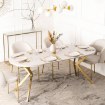 Mebel Elite Стол Lukas, раскладной, 100–250 см, цвет «Кашмир»/«Золотой», ME.LUKAS/KASZ/ZL/S - Home Club, изображение 5
