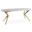 Mebel Elite Стол Lukas, раскладной, 100–250 см, цвет «Кашмир»/«Золотой», ME.LUKAS/KASZ/ZL/S - Home Club, изображение 8