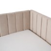 Mebel Elite Кровать 120x200 Villemo, бежевая, велюровая, ME.VILLEMO/120/90/BZ/V/LOZWYS - Home Club, изображение 6