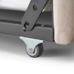 Mebel Elite Кровать 120x200 Villemo, бежевая, велюровая, ME.VILLEMO/120/90/BZ/V/LOZWYS - Home Club, изображение 7