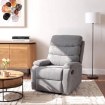 Mebel Elite Розкладне крісло Kobe, сіре, з тканинною оббивкою, ME.KOBE/P/T/FW - Home Club, зображення 2