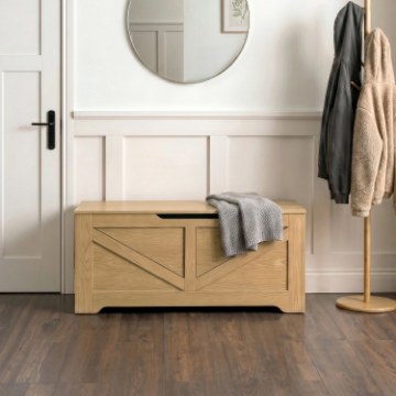 Mebel Elite Скриня з функцією сидіння/шафа для взуття Margot 100 см, дуб, ME.MARGOT/D/SZAFKBUT - Home Club