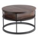 Mebel Elite Столик Astur «Горіх/Чорний», ME.ASTUR/O/CZ/L - Home Club
