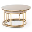 Mebel Elite Набір столиків Apulia Max «Кашмір»/«Золотий», ME.MAXAPULIA/KASZ/ZL/L - Home Club, зображення 4