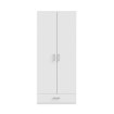 Forte Шкаф шириной 90 см с ящиком Econobox 2, белый, ECBS923-120 - Home Club, изображение 10