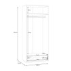 Forte Шкаф шириной 90 см с ящиком Econobox 2, белый, ECBS923-120 - Home Club, изображение 16