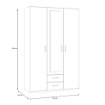 Forte Шкаф с зеркалом и ящиками 130 см Econobox 2, белый, ECBS931-120 - Home Club, изображение 13