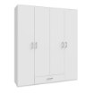 Forte Шафа 180 см із висувною шухлядою Econobox 2, біла, ECBS941-120 - Home Club, зображення 11
