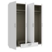Forte Шафа 180 см із висувною шухлядою Econobox 2, біла, ECBS941-120 - Home Club, зображення 12