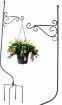 Garden Line Стійка для рослин 122 см, різні візерунки, чорна, PERG-N5523 - Home Club, зображення 3