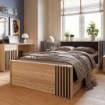 Forte Каркас 130 см Arank, дуб «Маувелла»/чёрный, AXKL1121-M635 - Home Club, изображение 10