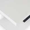 Mebel Elite Стол Clark, раскладной, 120–160 см, белый/чёрный глянцевый, PM.DUBAJ/B/PL/CZ/S - Home Club, изображение 7