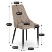 Mebel Elite Стул Cork 2, бежевый, ME.CORK2/BZ/T/K - Home Club, изображение 10