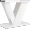 Mebel Elite Стіл Clark, розкладний, 120–160 см, білий глянцевий, PM.DUBAJ/B/PL/S - Home Club, зображення 8