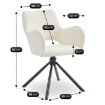 Mebel Elite Стул Flav кремового цвета, ME.FLAV/KR/CZ/TB/K - Home Club, изображение 7
