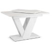 Mebel Elite Стіл Clark, розкладний, 120–160 см, білий мармур, PM.DUBAJ/BM/S - Home Club, зображення 4