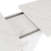 Mebel Elite Стіл Clark, розкладний, 120–160 см, білий мармур, PM.DUBAJ/BM/S - Home Club, зображення 7