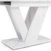 Mebel Elite Стіл Clark, розкладний, 120–160 см, білий мармур, PM.DUBAJ/BM/S - Home Club, зображення 8
