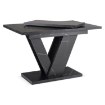 Mebel Elite Стіл Clark, розкладний, 120–160 см, чорний мармур, PM.DUBAJ/CZM/S - Home Club, зображення 4